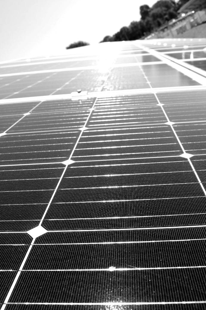 blue solar panels